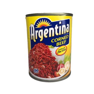 香港代购Argentina Corned Beef菲律宾进口咸牛肉罐头260g