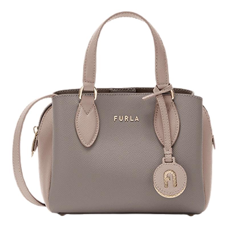 【同价11.11】FURLA芙拉MINERVA牛皮迷你女士托特包手提斜挎包