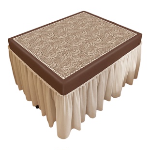 新款法式床头柜盖布轻奢高级感桌布遮挡遮丑套保护垫家用防滑全包