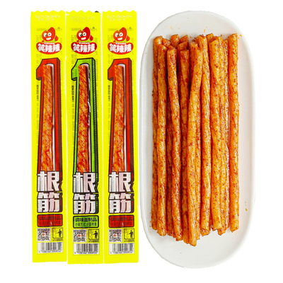 笑辣辣1根筋怀旧麻辣长条辣条