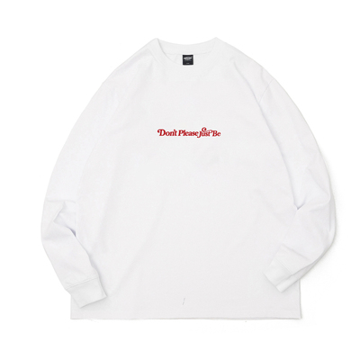 拒绝迎合重磅发泡印花长袖TEE恤