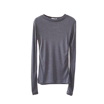 纯色t恤女夏棉质七分袖圆领ins潮