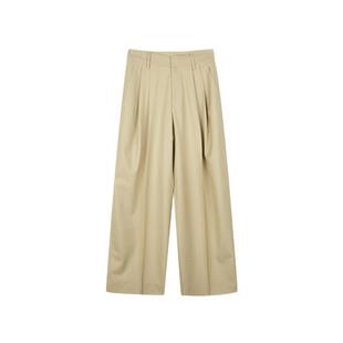 【0压系列】LESS春秋绵羊毛裤子女休闲简约宽松直筒裤2N9E10260