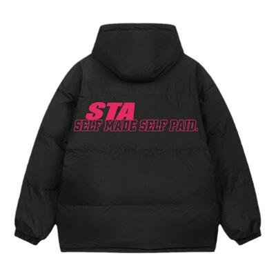 STA官网旗舰店羽绒连帽棉服外套