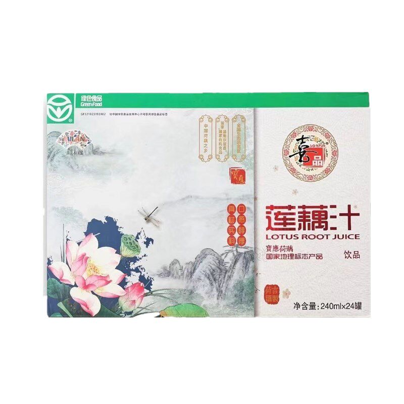 怡味莲扬州特产绿色240ml藕汁