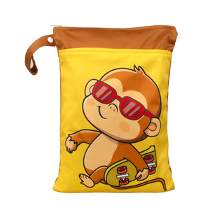 泳衣收纳袋防水包儿童干湿分离拉链大容量便携手提沙滩海边游泳包