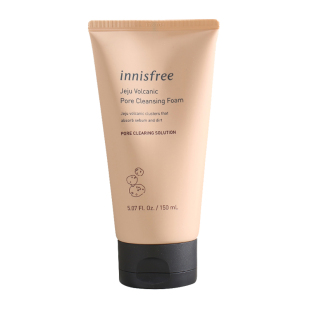 韩国innisfree悦诗风吟火山泥洗面奶 深层清洁控油洁面乳膏男女士