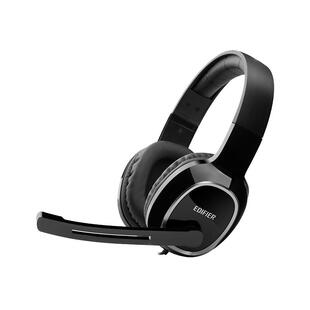 漫步者USB K815电脑耳机头戴式有线专业网课学习耳机游戏耳麦通话