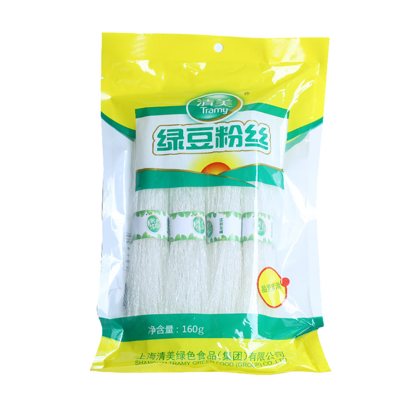 上海清美绿豆粉丝160g包装