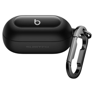 牧行者适用Beats Solo Buds保护套BeatsSoloBuds蓝牙耳机保护壳套新款磁吸简约透明窗防摔壳附赠清洁笔登山扣