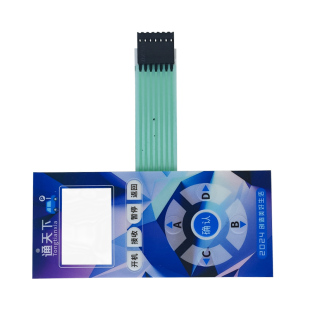 定做薄膜开关PC/PVC面板面贴 银浆按键仪器仪表面板打样厂家直销