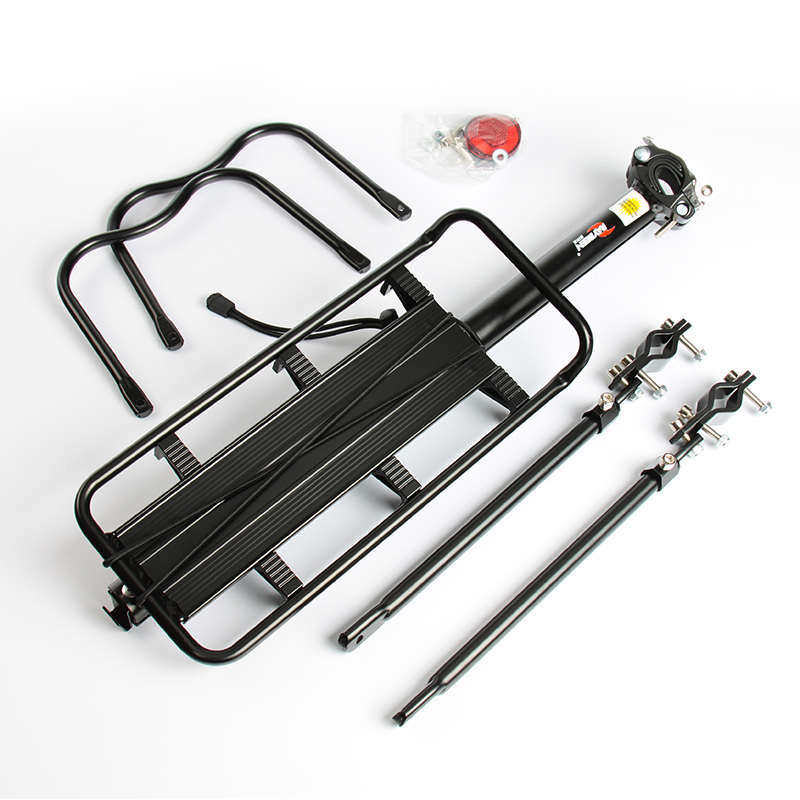 山地自行车后货架后座架可载人单车通用后车架后架装备配件大全