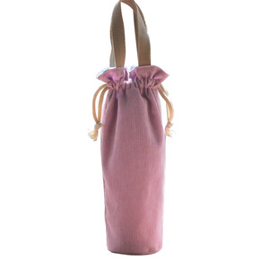 膳魔师杯套400ML保温杯保护套500日式手拎便携杯袋灯心绒防烫杯套