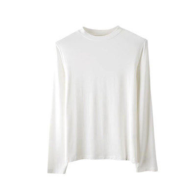 2026弹力内搭螺纹长袖t恤女上衣