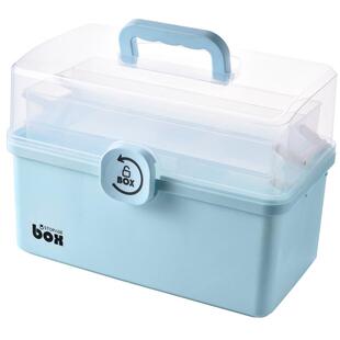 家用医药箱特大号多层急救箱药品口罩收纳盒便携式家庭出诊工具箱