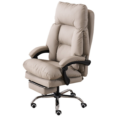 享成猫爪皮真皮可躺久坐老板椅