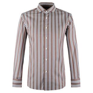 【棉】LAMPO/蓝豹男士长袖衬衫舒适纯棉商务休闲百搭衬衣