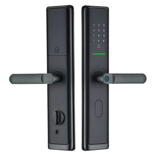 半自动家用智能锁C级锁芯办公磁卡锁临时密码程序开锁智家指纹锁