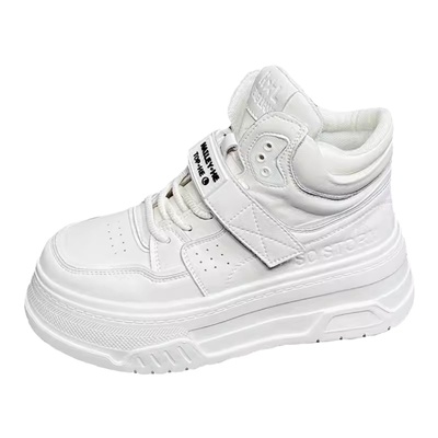 2025秋冬新款爆款厚底松糕高帮鞋