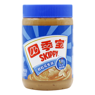 四季宝颗粒花生酱510g柔滑巧克力酱砂锅粥早餐拌面火锅蘸料涂面包