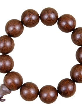 金丝檀木手串木质佛珠108颗