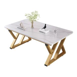 岩板茶几家用客厅小户型现代简约网红泡茶桌创意长方形茶几新款