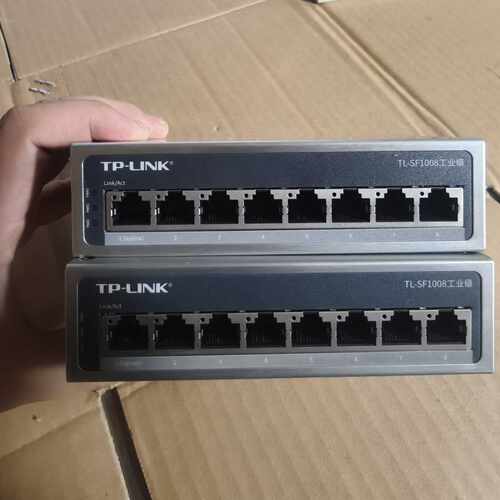 TP-LINK工业级以太网交换机，型号TL-SF1008