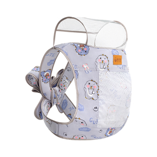 传统老式绑带背带宝宝背带抱娃神器外出简便四季透气四爪前后两用