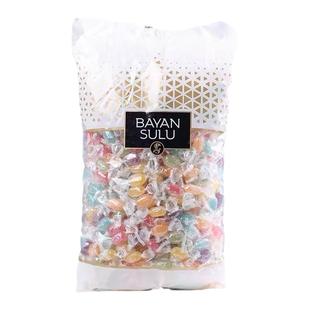 哈萨克斯坦进口巴彦思路水果糖迷你混合水果味夹心糖亲爱的热爱的