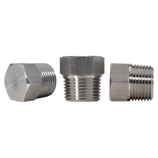 304不锈钢外六角堵头丝堵螺塞油塞闷头PT NPT1分2分3分4分6分定制