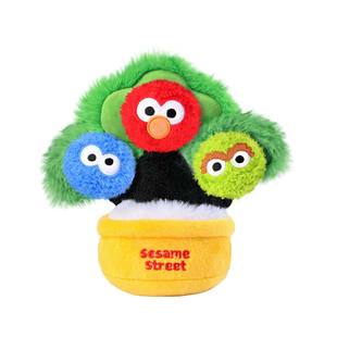 popsunday芝麻街幸运树盲盒毛绒植物新年礼物摇钱树摆件员工礼物