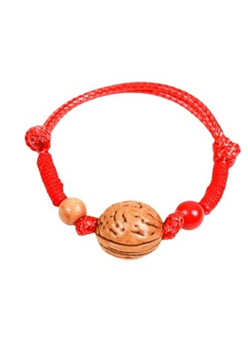 防惊吓新生儿手链桃澜桃核可调节