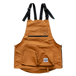 多功能口袋户外钓鱼马甲围裙路亚背心山系马夹女款钓鱼专用马甲