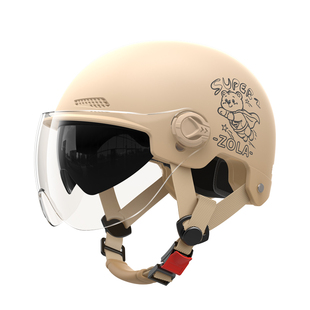 3C认证电动摩托车头盔男女双镜冬季保暖四季通用电瓶车骑行安全帽