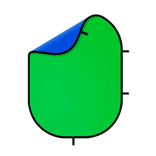 绿布抠像背景布双面可折叠便携背景板室内视频拍摄特效抠图纯色墙直播间专业影室设备道具3d立体绿幕布人像