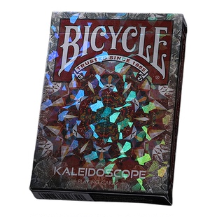汇奇进口bicycle单车扑克牌花切练习魔术收藏纸牌万花筒蓝红