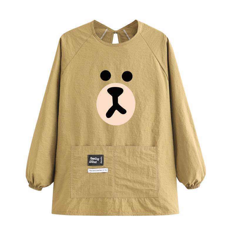 舒适围腰防泼水耐穿成人围裙家用干活厨房罩衣做饭定制logo工作服