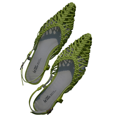 Le'Murmure编织多色凉鞋