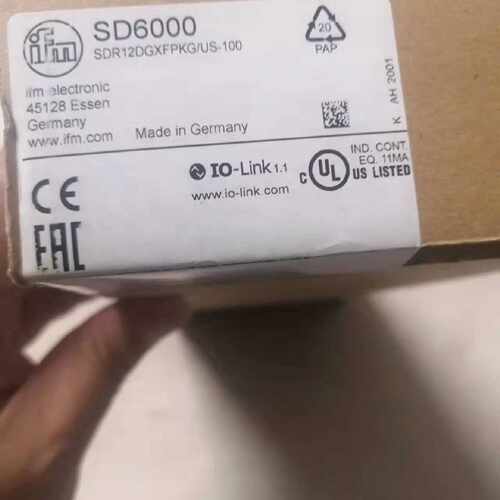议价IFM易福门SD6000 SDR12DGXFPKG/US-100温度压力流量卡，实物