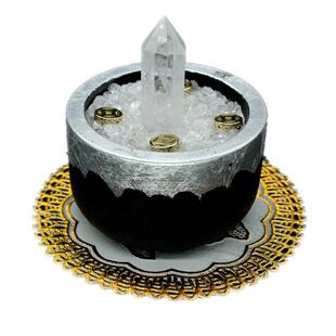 白水晶柱子家居摆件化破财化解梁压横梁压顶招财聚气镇宅店铺摆设