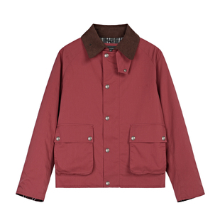 MCS源自万宝路男女同款巴恩风外套猎装外套工装风25新款时尚上衣