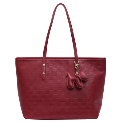 红色婚包大容量托特包