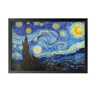 实木拼图框1000片定制做5075块500片30寸75x50x70画框裱框拼图框