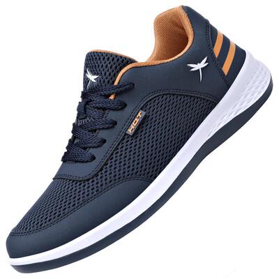 红蜻蜓夏季网面透气运动休闲鞋男