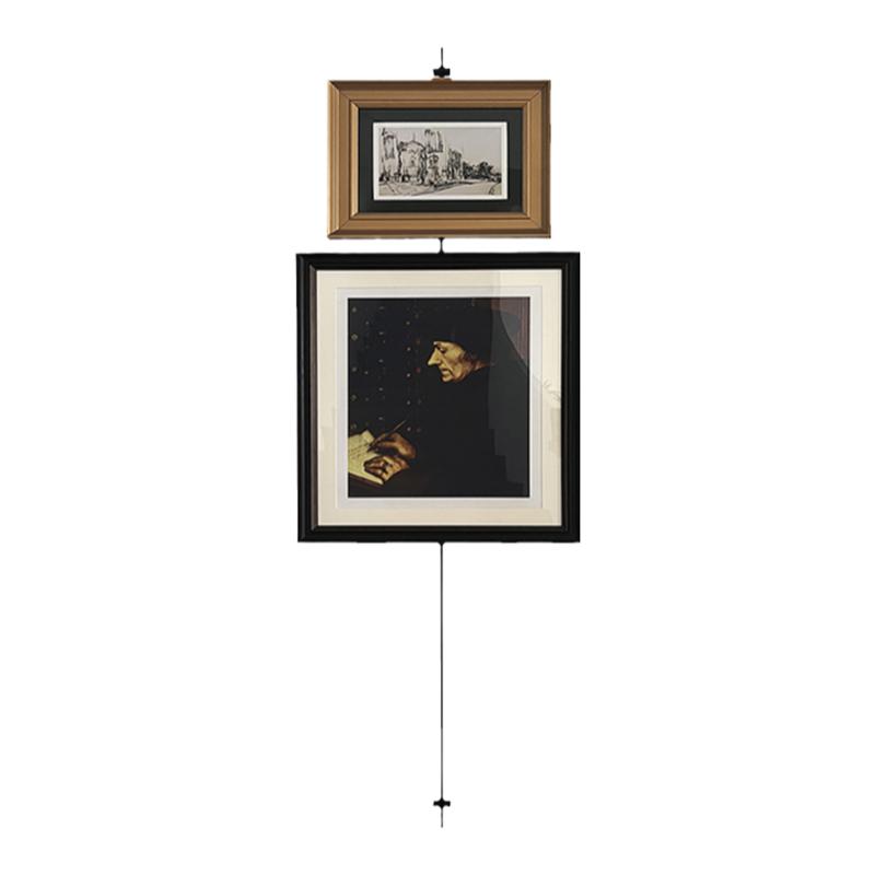 形上金属吊杆中古风复古装饰画