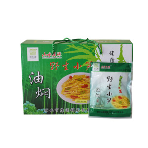 丽水特产山水康源油焖野生小笋油焖笋即食油焖竹笋100g18包礼盒装