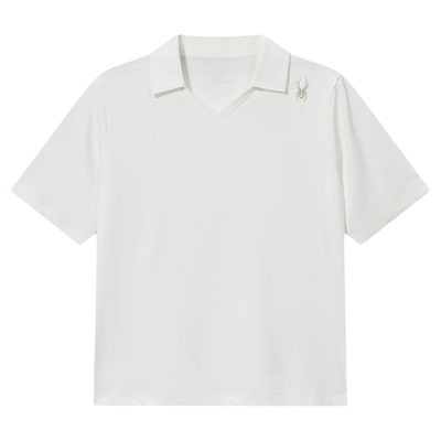 蜘蛛春夏女子翻领POLO衫短袖T恤