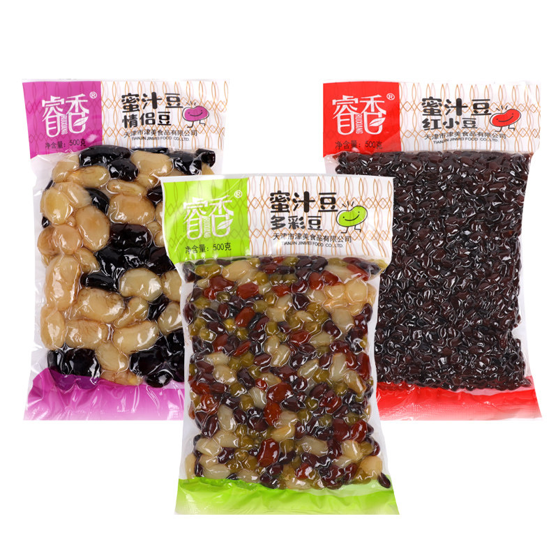 京日蜜豆即食红小豆糖纳红豆馅料