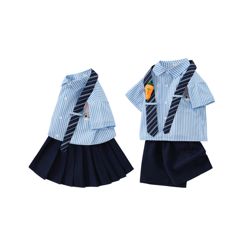 sesameclub儿童兔子警官套装