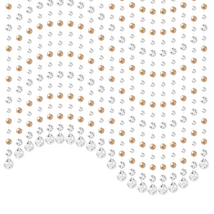 珠帘水晶隔断帘客厅餐厅玄关卧室门帘卫生间珠链装饰免打孔挂帘子